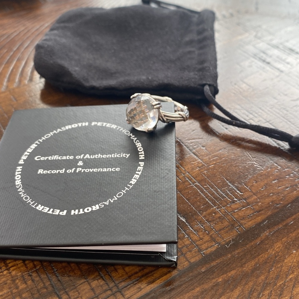 Rock Crystal Ring, size 8